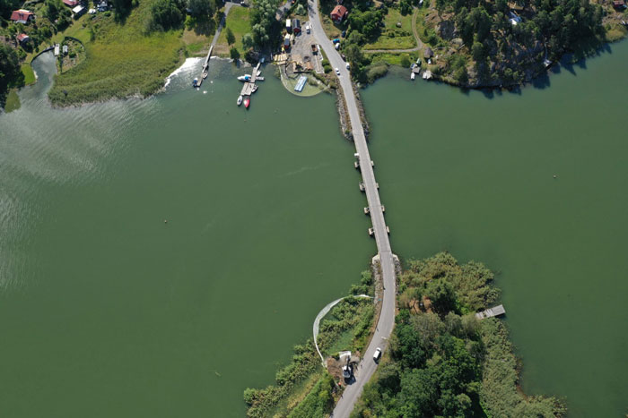 Vattenarbete vid Tottnäsbron